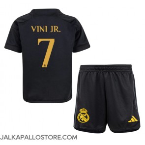 Real Madrid Vinicius Junior #7 Kolmaspaita Lapsille 2023-24 Lyhythihainen (+ shortsit)